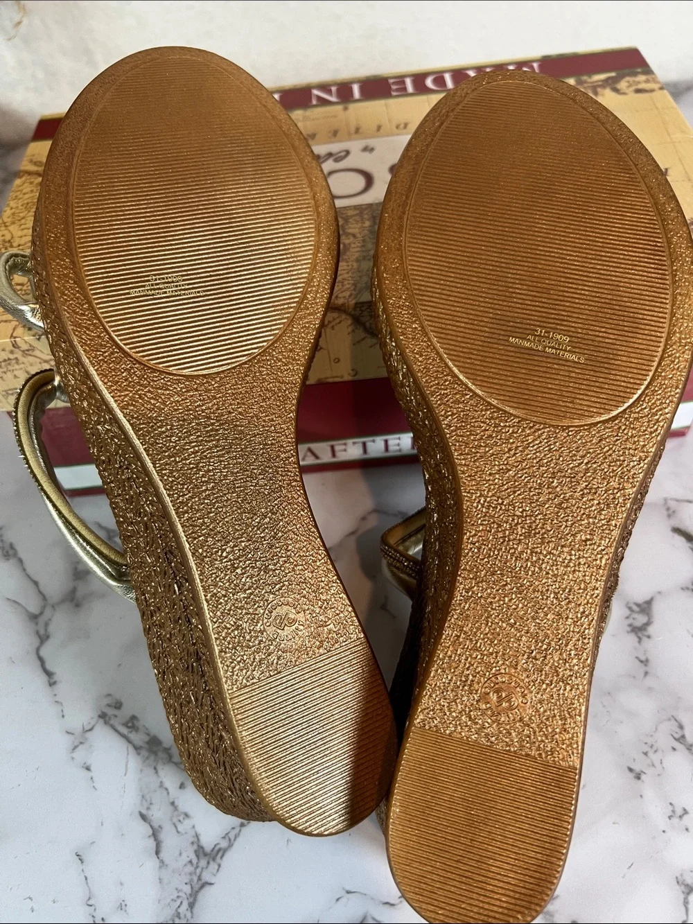 Easy Street Elvera Wedges Sandals Size 10M